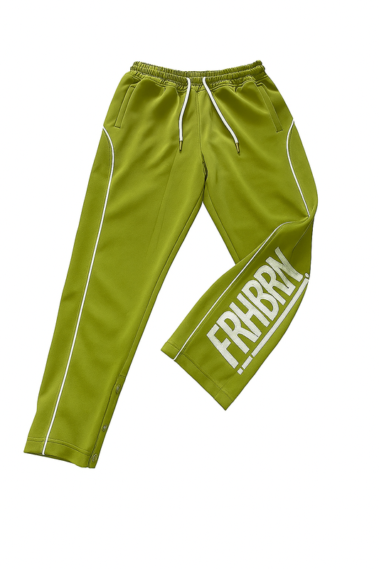 REFLECTIVE FLARE JOGGER - OLIVE MIST